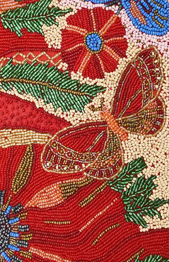 Vermillion Butterfly Shoulder Bag