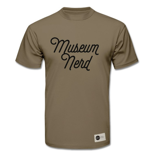 Olive Green Museum Nerd Tee