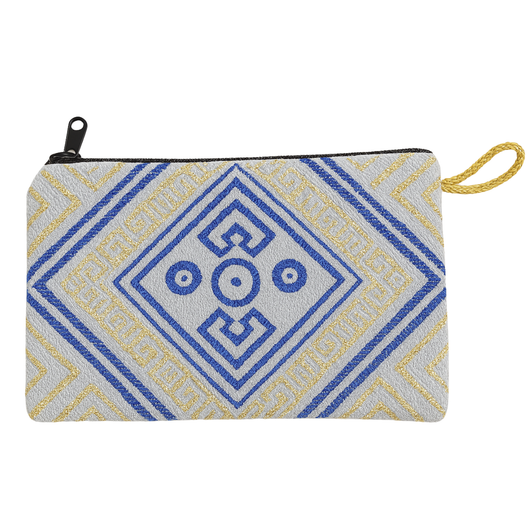 Greek Key Coin Purse