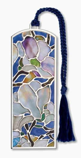 Tiffany Spring Magnolia Metal Bookmark