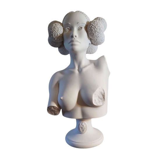 Amma Sculpture, White Amma Sculpture, White