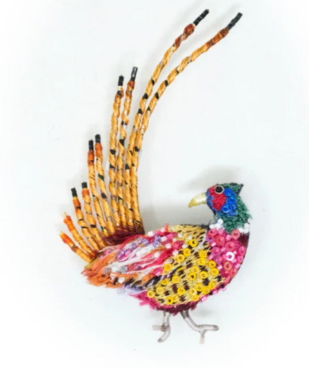 Pheasant Brooch