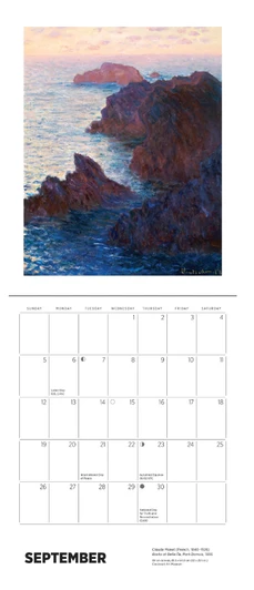 Claude Monet 2027 Mini Wall Calendar