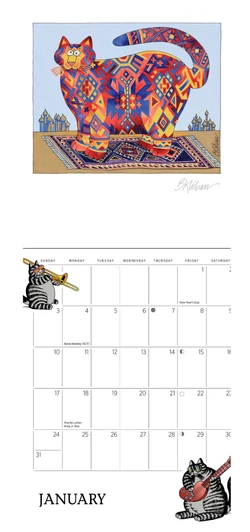 B. Kliban: Cat 2027 Mini Wall Calendar
