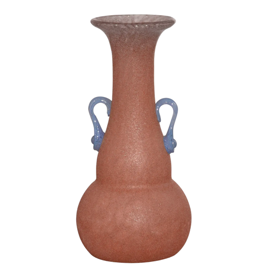 Caramel Art Glass Vase