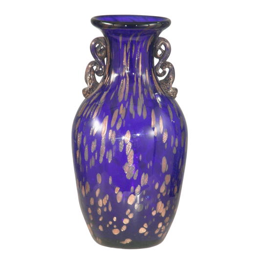Purple/Gold Art Glass Vase