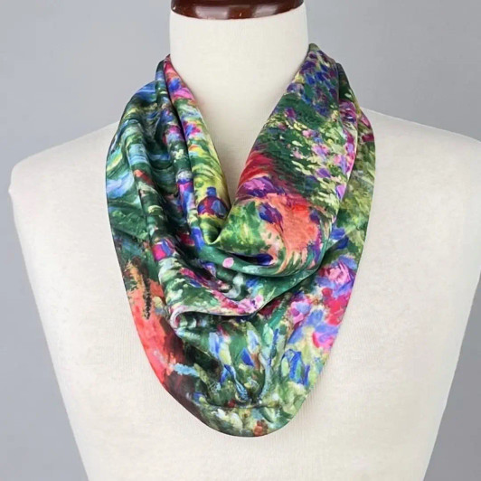 Monet Gardens Magnetic Scarf