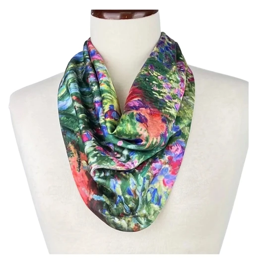 Monet Gardens Magnetic Scarf