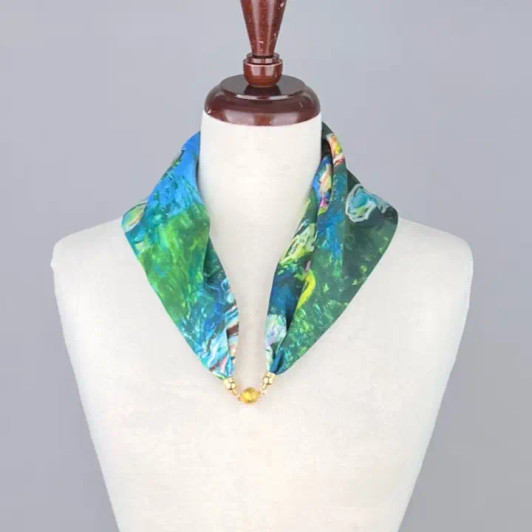 Monet Water Lilies Magnetic Scarf