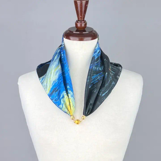 Van Gogh Starry Night Magnetic Scarf