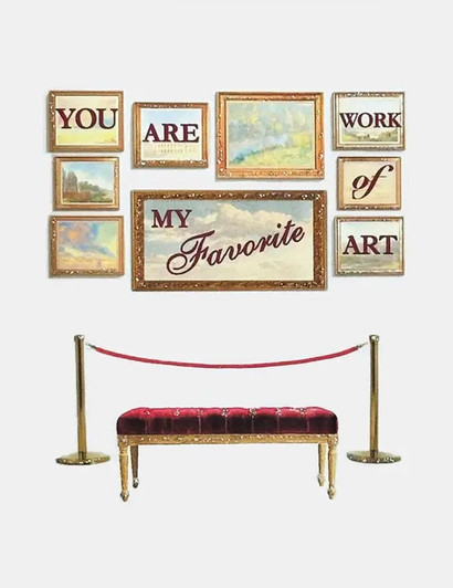 You Are My Favorite Work of Art Card