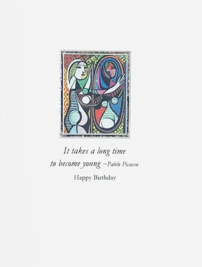 Picasso Birthday Card