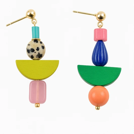 OG Multicolor Beaded Mix/Match Earrings
