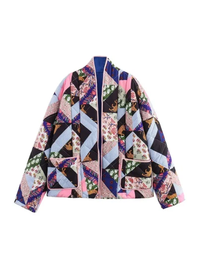 Quilted Patchwork Jacket