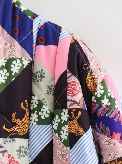 Quilted Patchwork Jacket