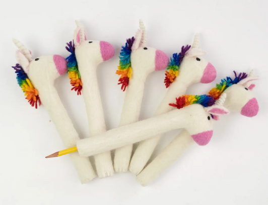 Rainbow Unicorn Pencil Topper