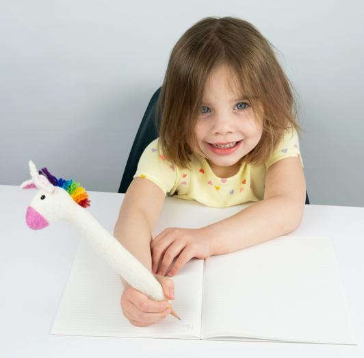 Rainbow Unicorn Pencil Topper