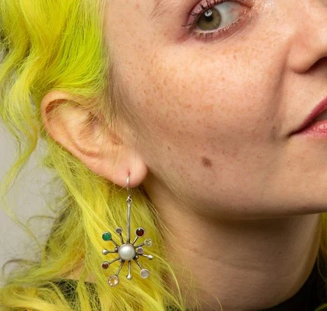 Mid Century Big Bang SS Earrings