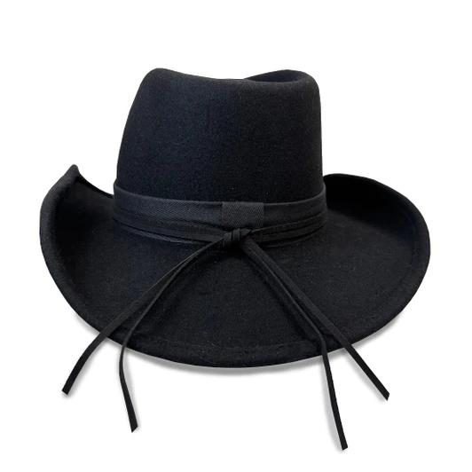Concho Cowboy Hat - black