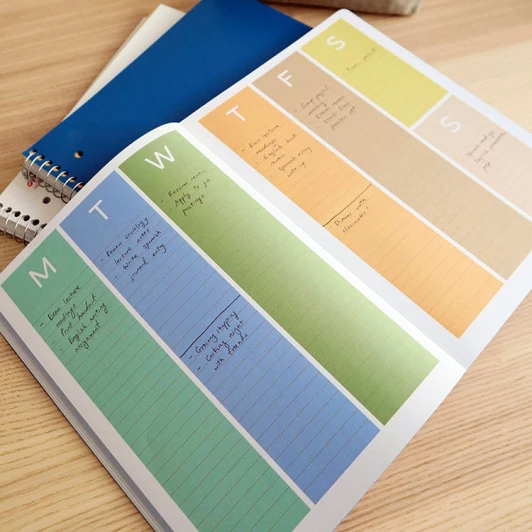 Undated Weekly planner