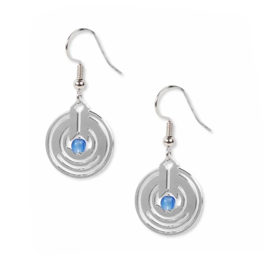 April Shower Blue Stone Earrings