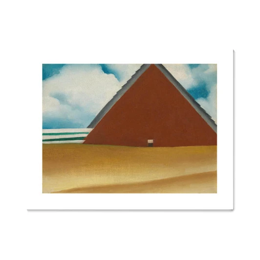 Red Barn in Wheat Field 11x14 Print