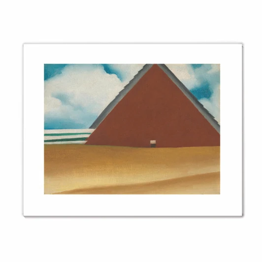 Red Barn in Wheat Field 11x14 Print