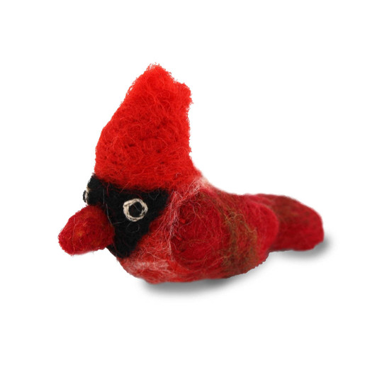 Felted Cardinal Ornament