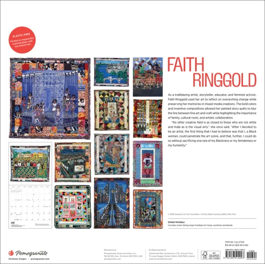 Faith Ringgold 2027 Calendar