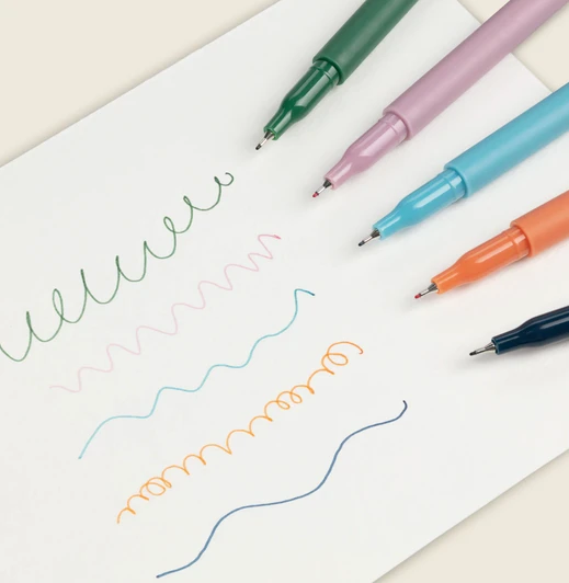 Fineliners Set of 5