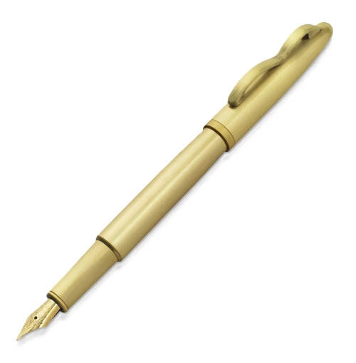 Gold Fountain Pen - Wave