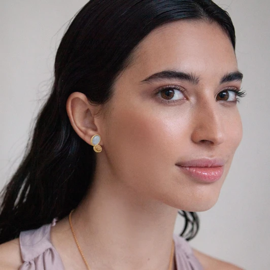 Alegria Murano Stud Earrings