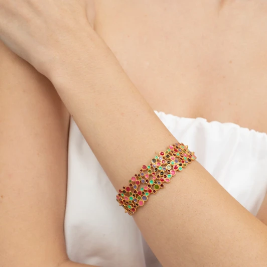Candy Colors Cuff Bracelet
