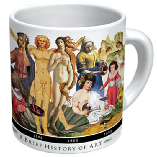 A Brief History of Art Mug