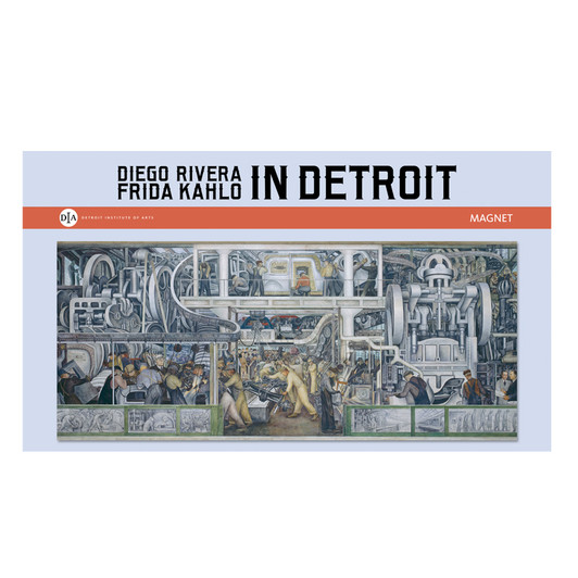 Diego Rivera Detroit Industry Murals South Wall Panorama Magnet