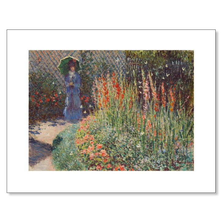 Rounded Flower Bed (Corbeille de fleur), Monet 11 x 14 Print