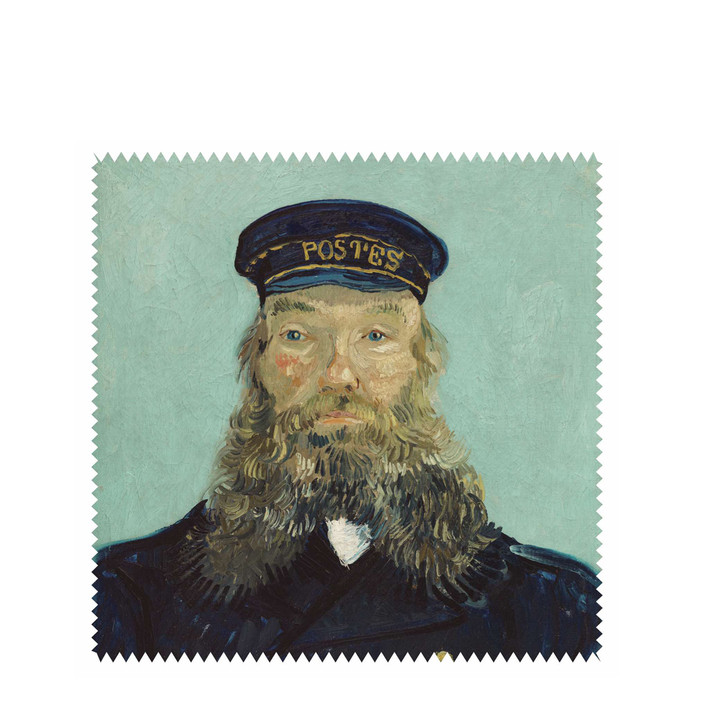 Portrait of Postman  Roulin, Van Gogh Square Lens Cloth