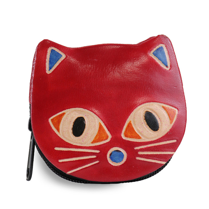 Ludlz Funny Cat Face Head Print Mini Coin Bag Wallet Purse Zipper Pouch  Children Gift - Walmart.com