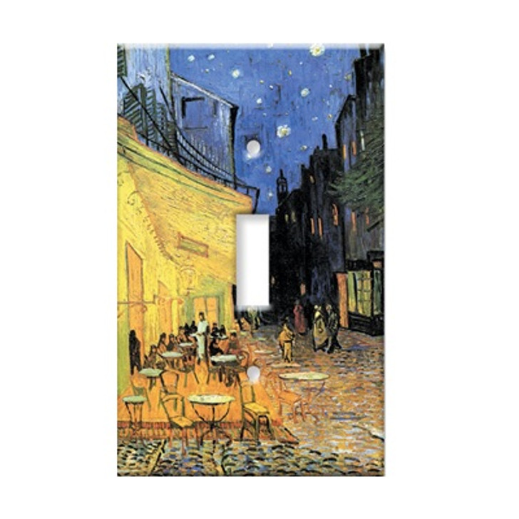 Cafe, Van Gogh Single Switch Plate