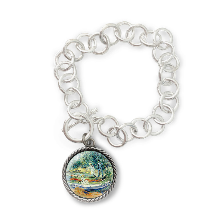Bank of the Oise at Auvers, Van Gogh Woven Bracelet