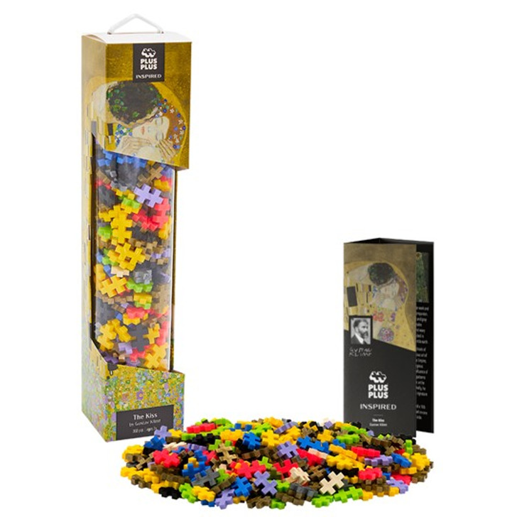 The Kiss, Gustav Klimt Puzzle Kit (Plus Plus)