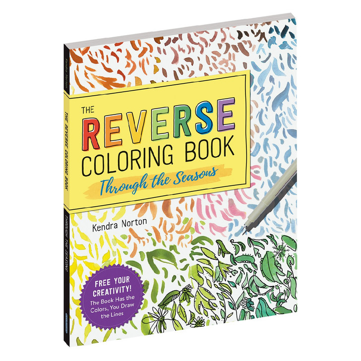Reverse Coloring Book: Through the Seasons