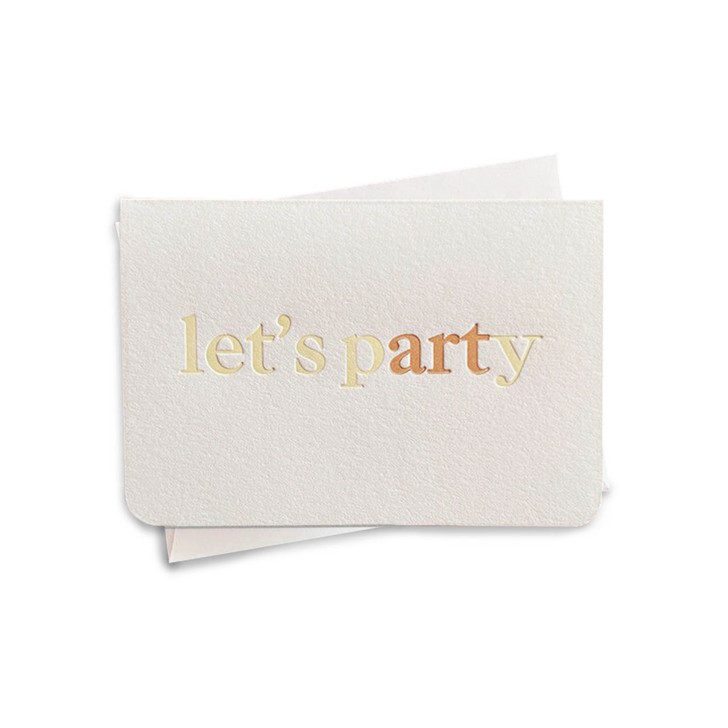 Let's PARTy Card