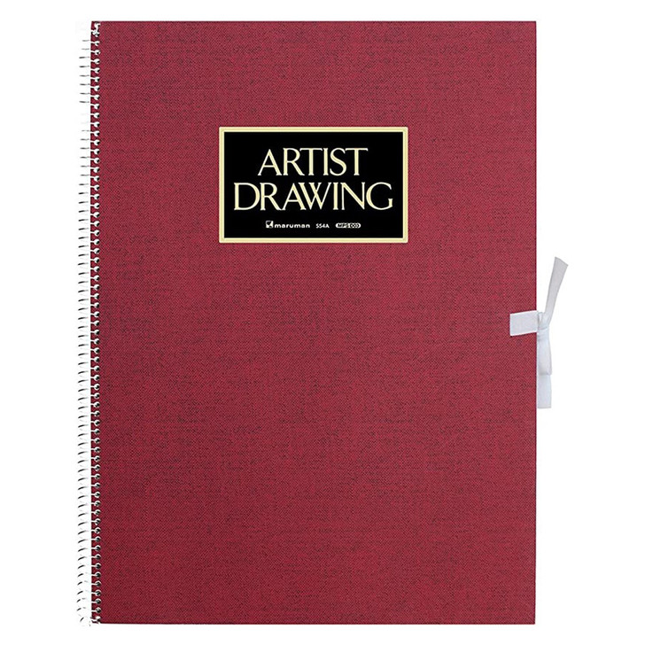 Medallion Sketchbook F4, Red