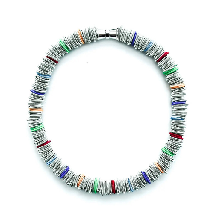 Primary Colors Piano Wire Necklace