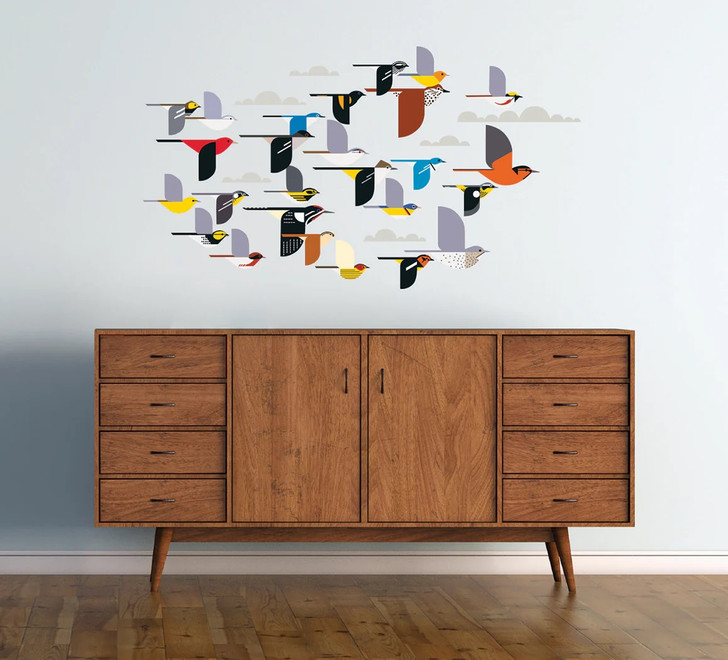 Charley Harper Flock of Birds Wall Decor