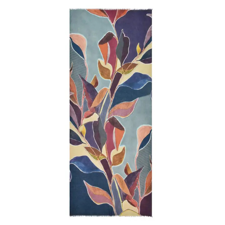 Maize Leaf Motif Scarf