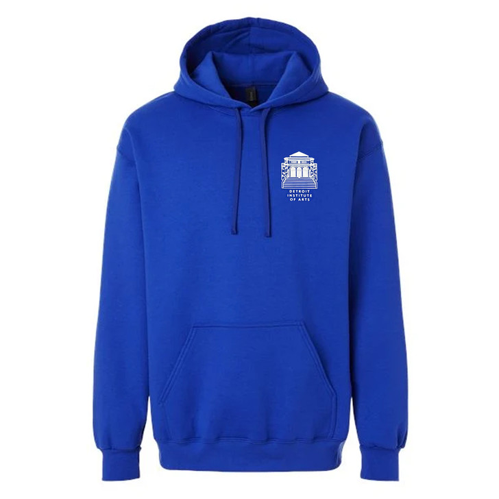 Blue DIA Building Hoodie