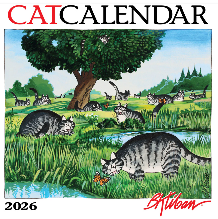 B. Kliban: Cat Wall Calendar 2026