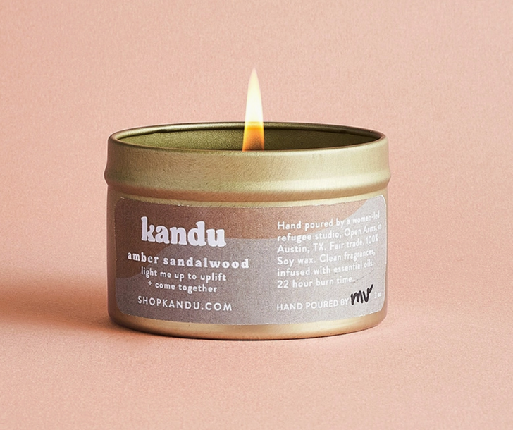 Amber Sandalwood 3 oz. Candle